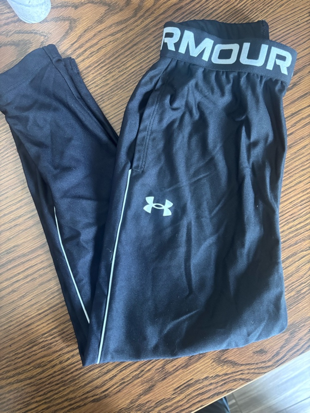 Under Armour Black joggers kids